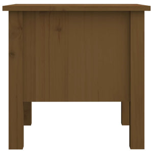 2er Set Beistelltische Honigbraun Kiefer Massivholz