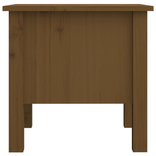 2er Set Beistelltische Honigbraun Kiefer Massivholz