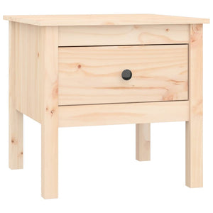 Massivholz Beistelltisch Kiefer 50x50 cm