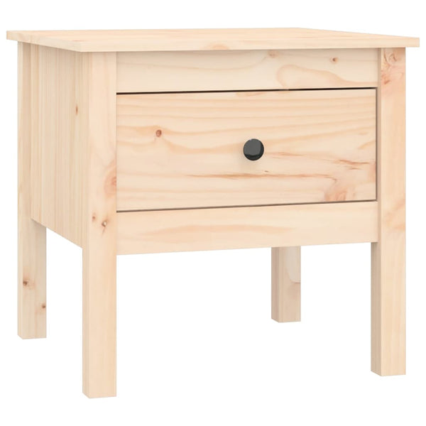 Massivholz Beistelltisch Kiefer 50x50 cm