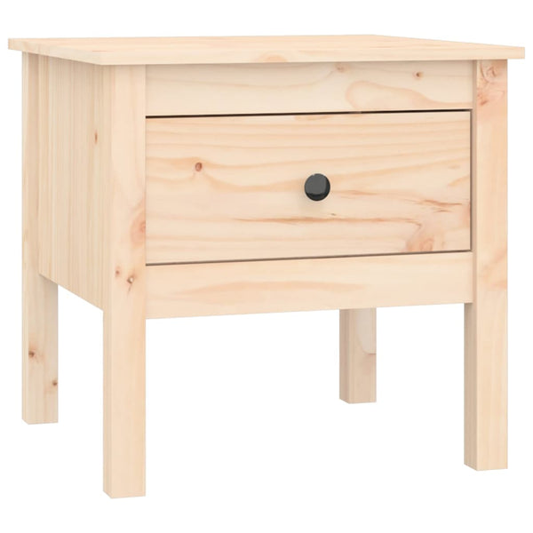 Beistelltische 2er Set Kiefer Massivholz 50x50 cm