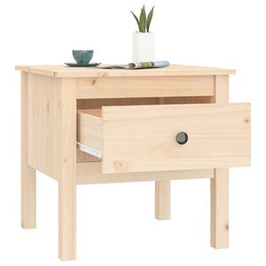 Beistelltische 2er Set Kiefer Massivholz 50x50 cm