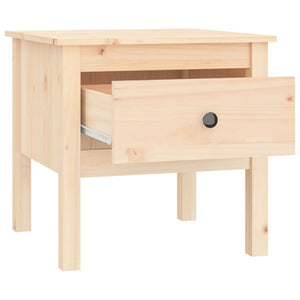 Beistelltische 2er Set Kiefer Massivholz 50x50 cm