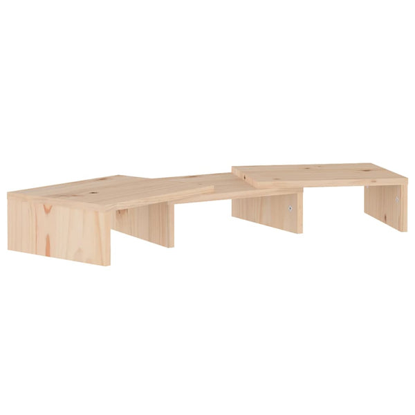 Monitorständer Kiefer Massivholz 60 cm