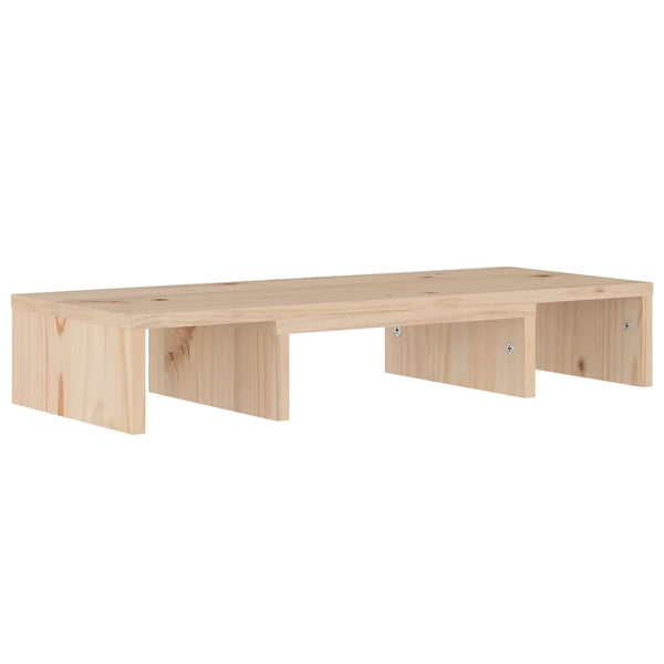 Monitorständer Kiefer Massivholz 60 cm
