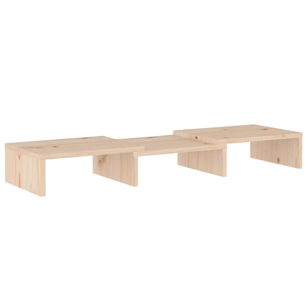 Monitorständer Kiefer Massivholz 60 cm