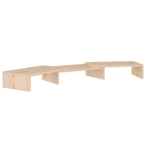 Monitorständer Kiefer Massivholz 80 cm
