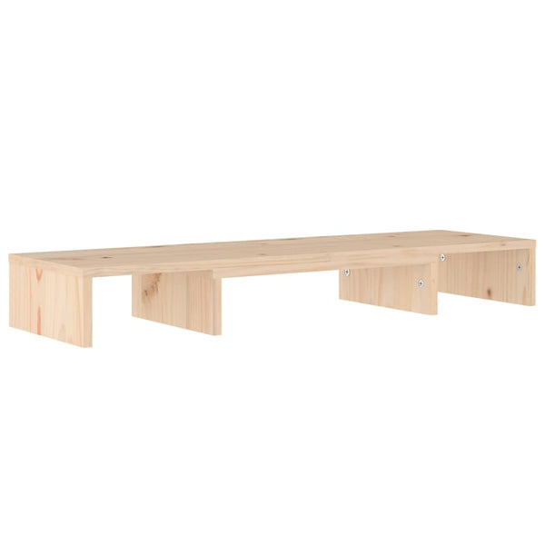 Monitorständer Kiefer Massivholz 80 cm