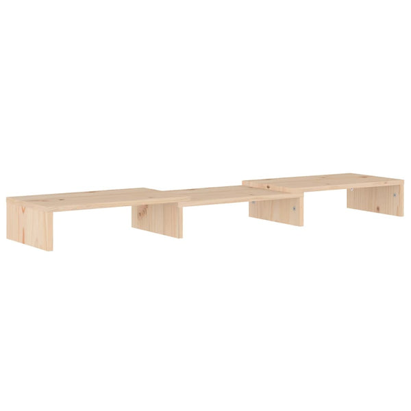 Monitorständer Kiefer Massivholz 80 cm