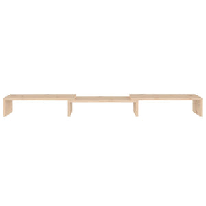 Monitorständer Kiefer Massivholz 80 cm