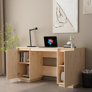 Massivholz Schreibtisch Kiefer 140x50 cm