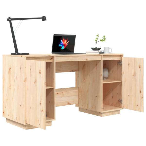 Massivholz Schreibtisch Kiefer 140x50 cm