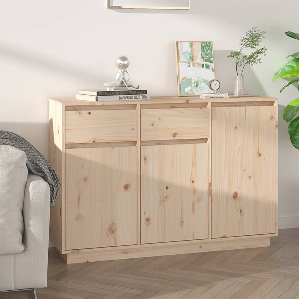 Massivholz Kiefer Sideboard, 110cm