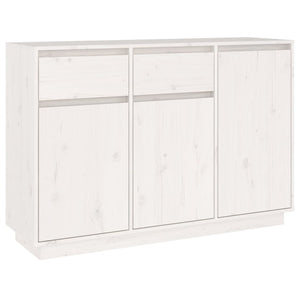 Weißes Sideboard 110 cm Kiefer Massivholz