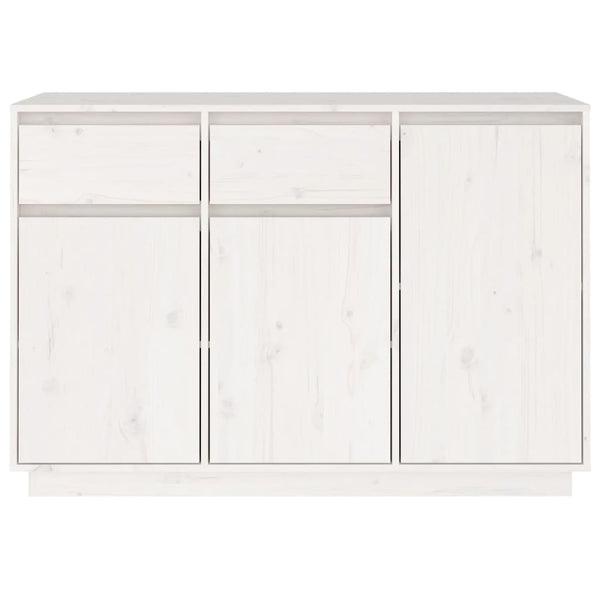 Weißes Sideboard 110 cm Kiefer Massivholz