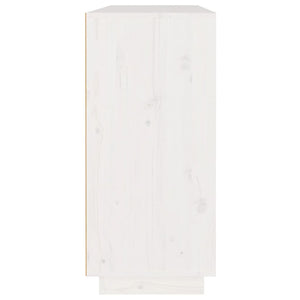Weißes Sideboard 110 cm Kiefer Massivholz