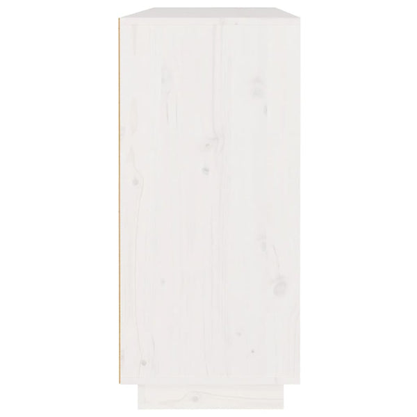 Weißes Sideboard 110 cm Kiefer Massivholz