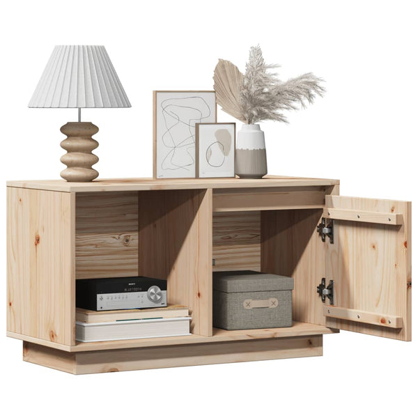 TV-Schrank Kiefer Massivholz 74 cm