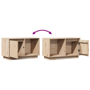 TV-Schrank Kiefer Massivholz 74 cm