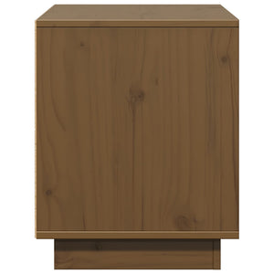 vidaXL Meuble TV marron miel 74x35x44 cm pin massif