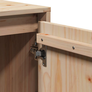 TV-Schrank Kiefer Massivholz 110,5 cm