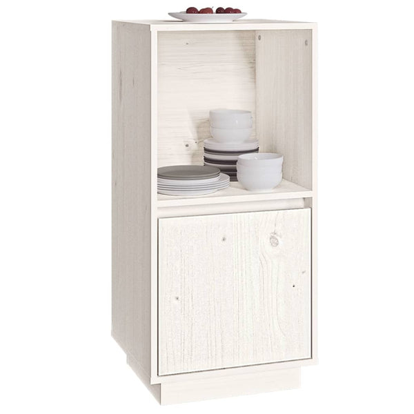Weißes Kiefer Sideboard 38x35x80cm