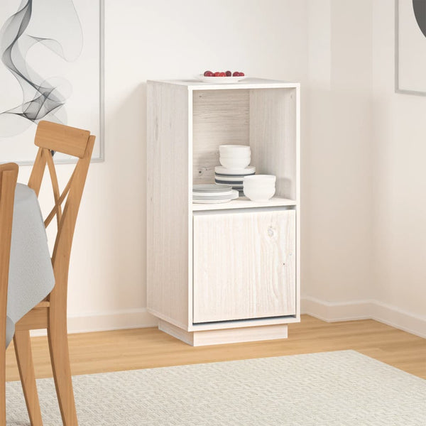 Weißes Kiefer Sideboard 38x35x80cm