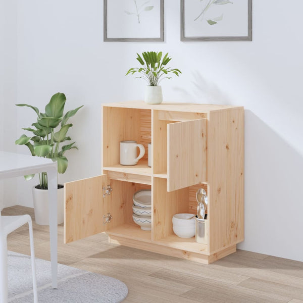 Massivholz Kiefer Sideboard 74x35x80 cm
