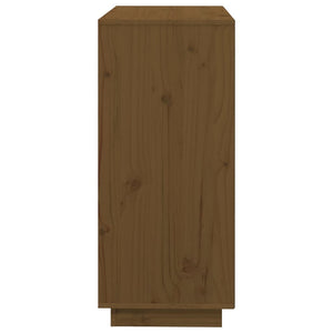 Honigbraunes Kiefer Massivholz Sideboard 74 cm