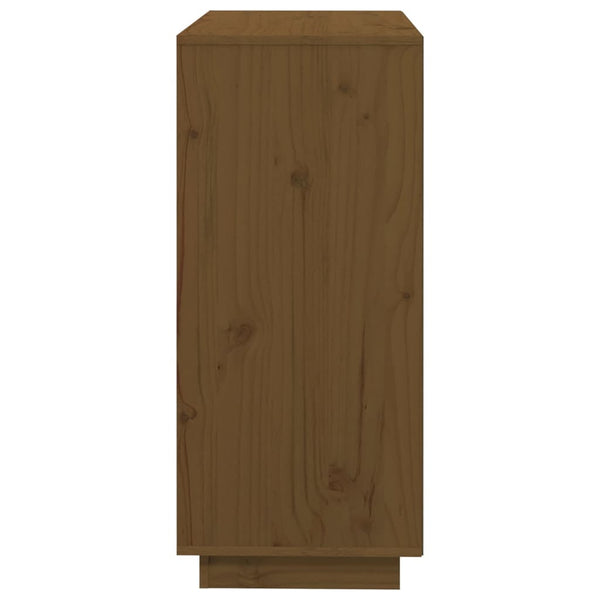 Honigbraunes Kiefer Massivholz Sideboard 74 cm