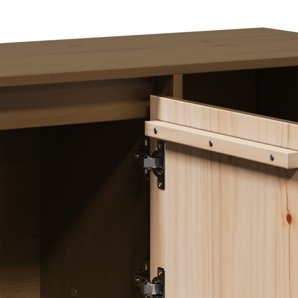 Sideboard Honigbraun Kiefer Massivholz 110,5cm