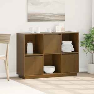 Sideboard Honigbraun Kiefer Massivholz 110,5cm