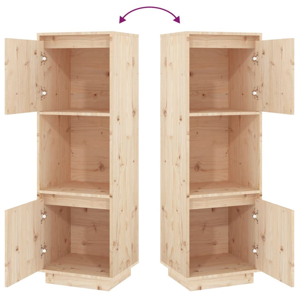 Highboard Kiefer Massivholz 38x117 cm