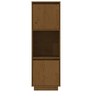 Highboard Honigbraun Kiefer Massivholz