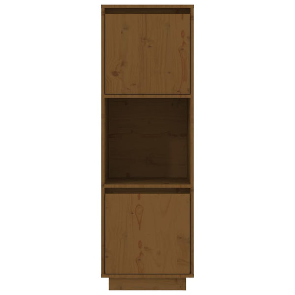 Highboard Honigbraun Kiefer Massivholz