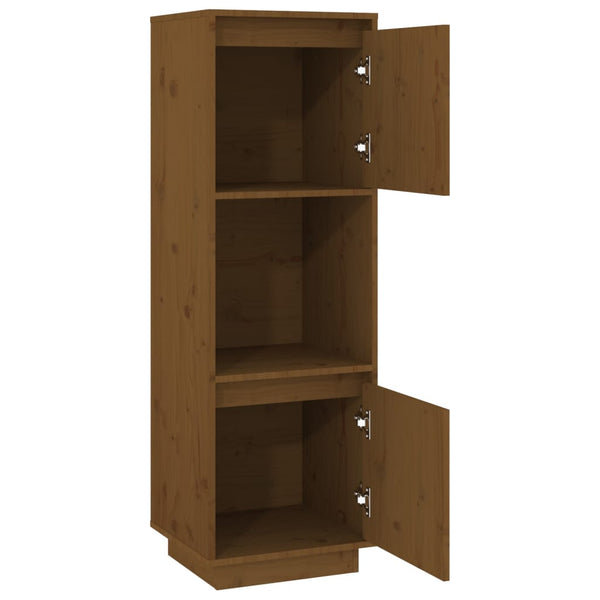 Highboard Honigbraun Kiefer Massivholz