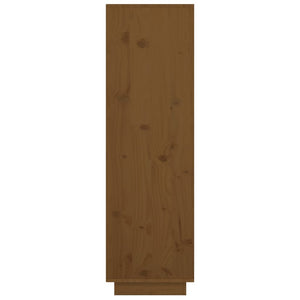 Highboard Honigbraun Kiefer Massivholz