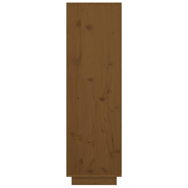 Highboard Honigbraun Kiefer Massivholz