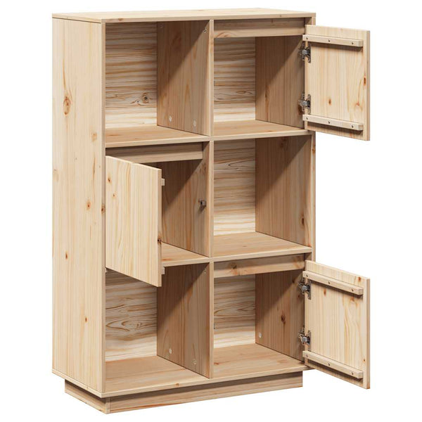 Highboard Kiefer Massivholz 74x35x117 cm