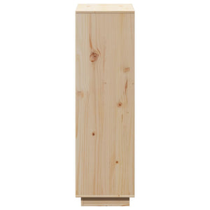 Highboard Kiefer Massivholz 74x35x117 cm