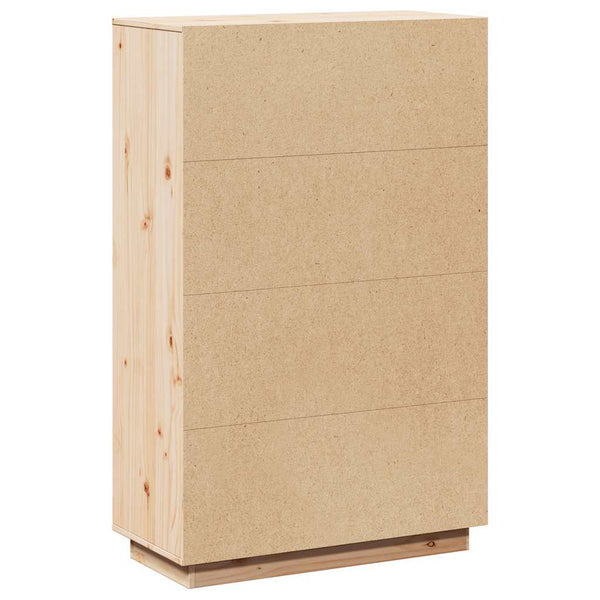 Highboard Kiefer Massivholz 74x35x117 cm