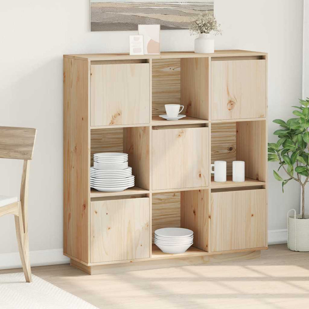 Massivholz Highboard Kiefer 110,5 cm
