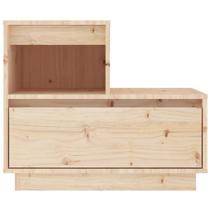 Massivholz Nachttisch Kiefer 60x34x51 cm