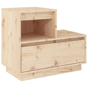 Nachttische Kiefer Massivholz, 2er-Set
