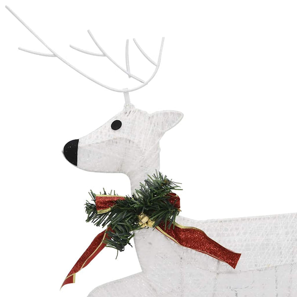 Rentier mit Schlitten Weihnachtsdeko – 60 LEDs