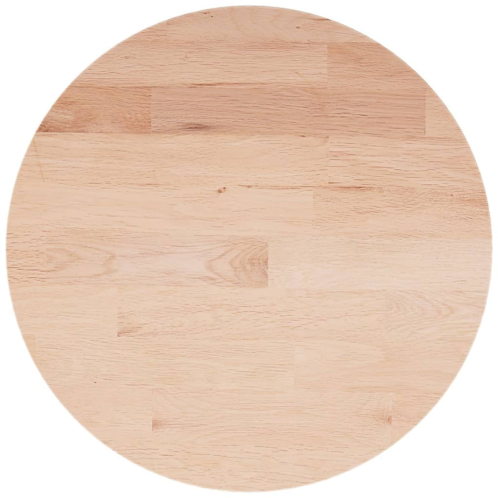 vidaXL Plateau de table rond Ø30x1,5 cm en chêne massif non traité