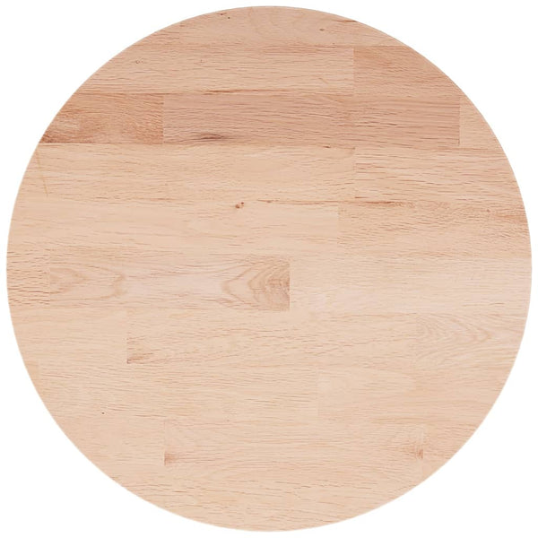 Runde Tischplatte Eiche Massivholz Ø40cm