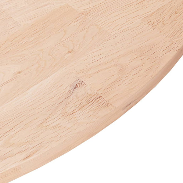 Runde Tischplatte Ø60cm Eiche Massivholz
