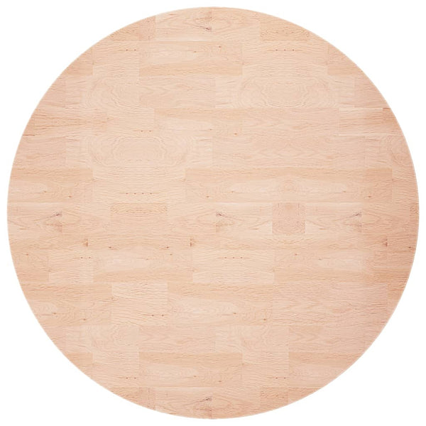 Runde Tischplatte Ø70cm Eiche Massivholz