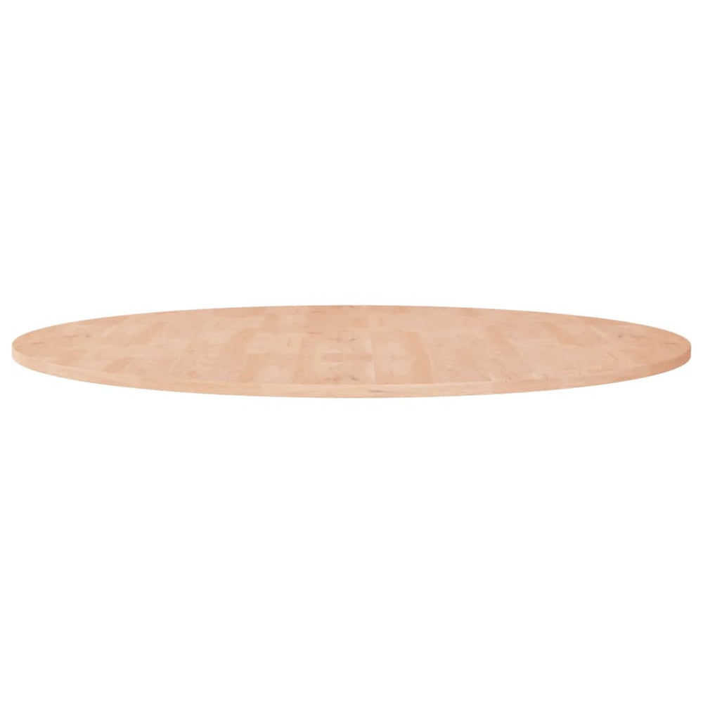 vidaXL Plateau de table rond Ø90x1,5 cm Bois de chêne massif non traité